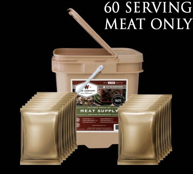 WISE 60 Serving Freeze Dried Meat Bucket